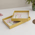 Lotus Wooden Serving Tray Set of 2
